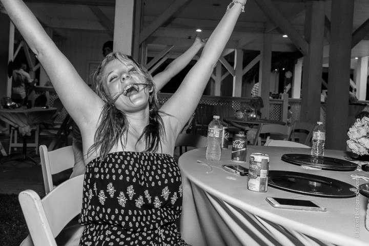 Aqua; Beach House; Beach Photographer; Beach Wedding; Blue; Bolivar Peninsula; C. Baron Photography; Crystal Beach; Crystal Beach Weddings; Galveston County; Galveston Wedding Photographer; Houston Wedding Photographer; Paper flowers; Tropical theme; Turquoise; barefoot; beach; brooch; coral; ferry; fireworks; gulf; lace gown; ocean; sand; sand dunes; sandals; sea; seashells; sunglasses; updo; waves; wayfarers; 