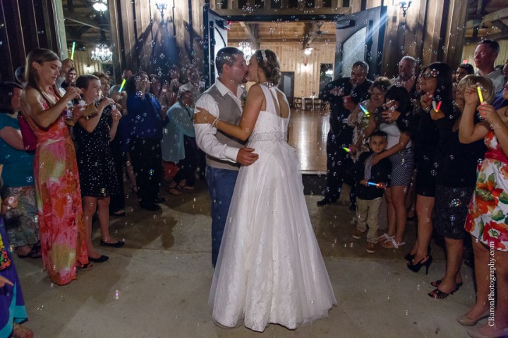 Burlap; C. Baron Photography; Chandelier; Crystal Spings; Groom; Houston Wedding Photographer; Lace; Magnolia; Outdoor Ceremony; Summer; Texas; The Springs Events; Wedding; baby's breath; bride; couple; cowboy boots; purple; reception; woodlands wedding photographer; 