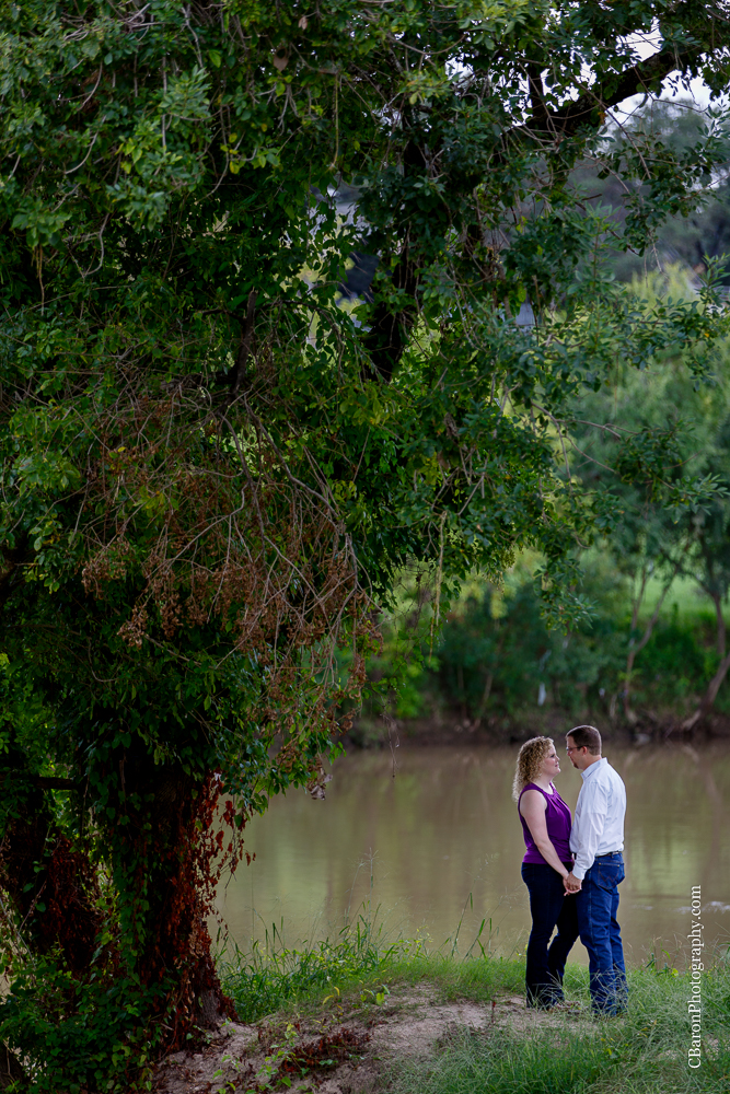 Aggies; Bayou; Bridge; C.Baron Photography; Couple; Creek; Downtown; Houston; Houston Engagment Photographer; Park; Skyline; Summer; Texas; Texas A&M; 