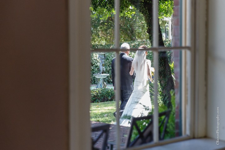 Aggie Photographer; Aggie Wedding; Aggies; Ant Inn; Antique; Blue; Brenham Wedding Photographer; Bride; C. Baron Photography; Corset; Downtown Brenham; First Look; Groom; Historic; Houston Wedding Photographer; Lace gown; Outdoor Ceremony; Strapless; Texas; Texas A&M; The Ant Street Inn; Yellow; gig 'em; summer; sunflowers; wedding; 