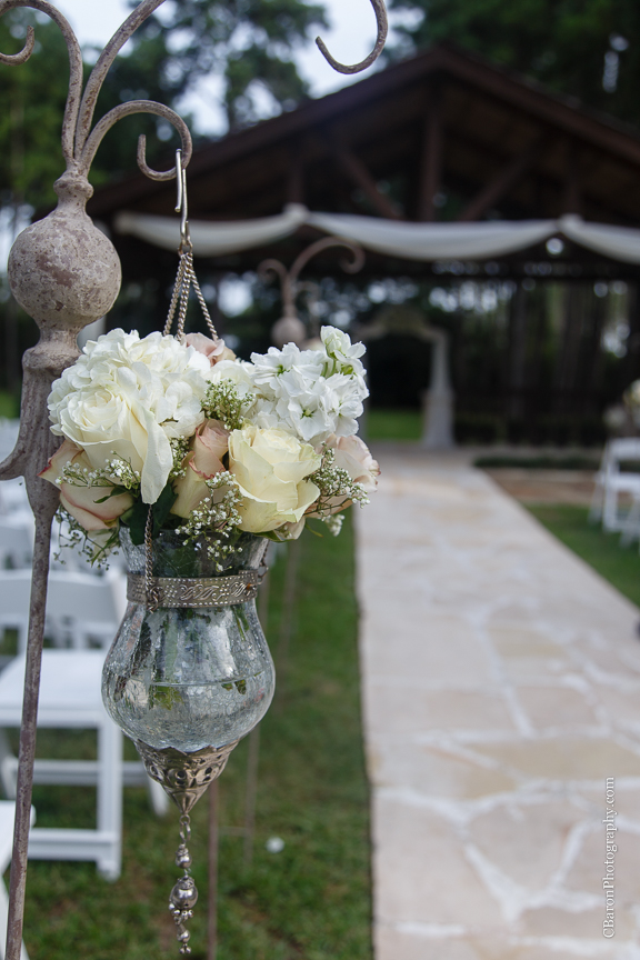 C. Baron Photography; Crystal Springs; Houston Wedding Photographer; July; Magnolia; Magnolia Wedding photographer; Shepherd hooks; Summer; Swanky Photobooth; Texas; Woodlands Wedding Photographer; baby's breath; bell jars; black; bride; brooch bouquet; bubbles; burlap; cloche jars; cowboy boots; groom; ivory; lace; lace gown; memory jars; outdoor ceremony; outdoor wedding; quicksand; rolls royce; roses; 