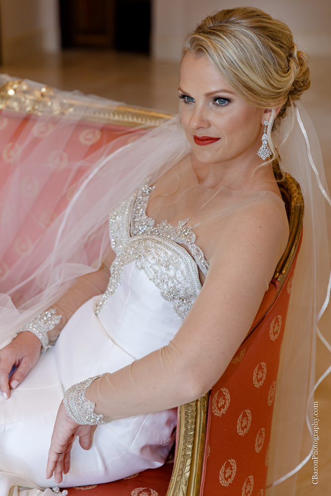 Beaded; Bridals; C. Baron PHotography; Chateau Cocomar; Formals; Houston Wedding PHotographer; Illusion; Impression Bridal Couture; Satin; Victor Harper Couture; Wedding Gown; 
