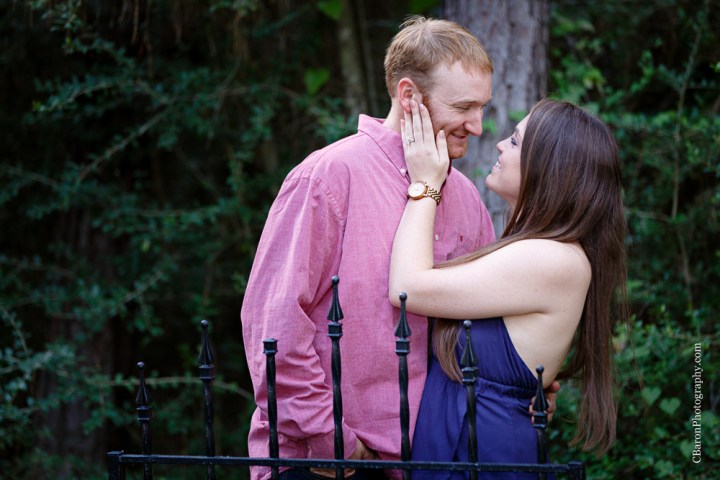 C. Baron Photography; Engagement; Houston Engagement photographer; couple; golden hour; nature; outdoors; sunset; 