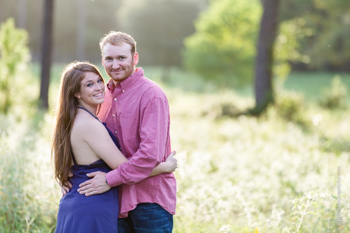 C. Baron Photography; Engagement; Houston Engagement photographer; couple; golden hour; nature; outdoors; sunset; 