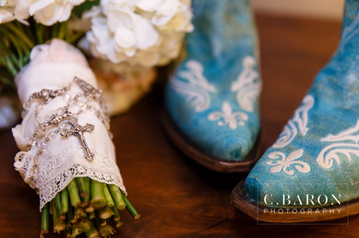 Bride; Bridesmaid Robe; Bubbles; C.Baron Photography; Chandelier; Couple; Crystal Springs; First Look; Groom; Houston Wedding Photographer; Outdoor Ceremony; Peacock Blue; Southall; Strapless Lace Gown; Summer Wedding; Sweetheart Beaded Mermaid Tull; Vintage; Wedding; Woodlands Wedding Photographer; 