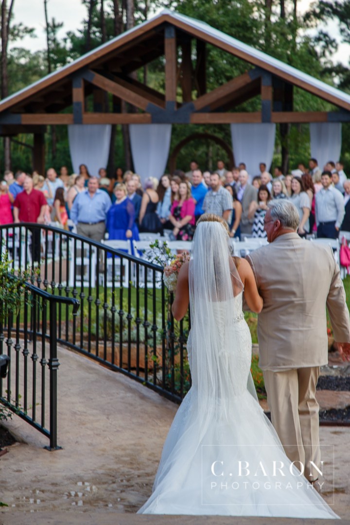 Bride; Bridesmaid Robe; Bubbles; C.Baron Photography; Chandelier; Couple; Crystal Springs; First Look; Groom; Houston Wedding Photographer; Outdoor Ceremony; Peacock Blue; Southall; Strapless Lace Gown; Summer Wedding; Sweetheart Beaded Mermaid Tull; Vintage; Wedding; Woodlands Wedding Photographer; 