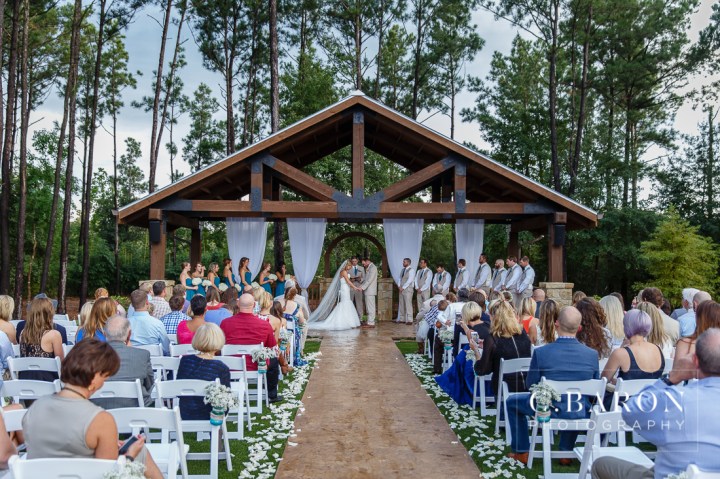 Bride; Bridesmaid Robe; Bubbles; C.Baron Photography; Chandelier; Couple; Crystal Springs; First Look; Groom; Houston Wedding Photographer; Outdoor Ceremony; Peacock Blue; Southall; Strapless Lace Gown; Summer Wedding; Sweetheart Beaded Mermaid Tull; Vintage; Wedding; Woodlands Wedding Photographer; 