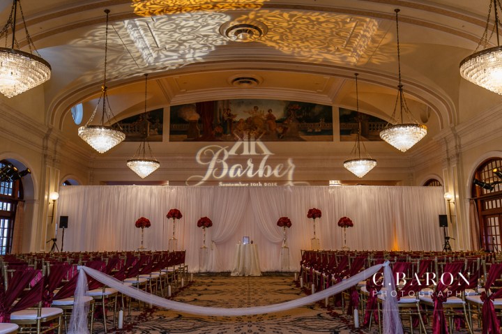 Austin Wedding Photographer; Beaumont Wedding Photographer; C. Baron Photography; Ceremony; College Station wedding Photographer; Conroe Wedding Photograher; Crystal Ballroom; Downtown; Galveston Wedding Photographer; Gold; Houston Wedding Photographer; Luxury; Maroon; Merlot; Red; Rice Lofts; Roses; Wedding; Wine; Woodlands Wedding Photographer; ballroom;