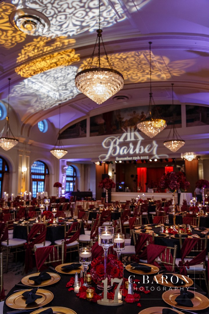 Austin Wedding Photographer; Beaumont Wedding Photographer; C. Baron Photography; Ceremony; College Station wedding Photographer; Conroe Wedding Photograher; Crystal Ballroom; Downtown; Galveston Wedding Photographer; Gold; Houston Wedding Photographer; Luxury; Maroon; Merlot; Red; Rice Lofts; Roses; Wedding; Wine; Woodlands Wedding Photographer; ballroom;