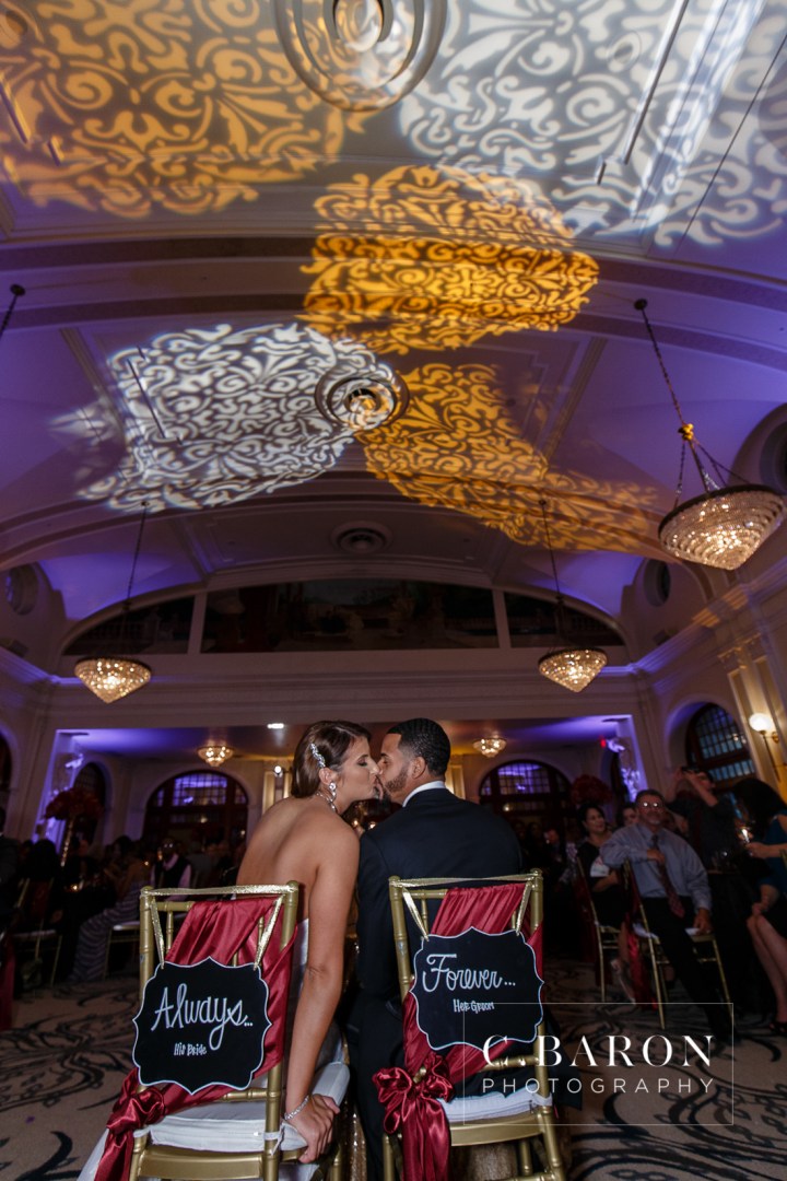 Austin Wedding Photographer; Beaumont Wedding Photographer; C. Baron Photography; Ceremony; College Station wedding Photographer; Conroe Wedding Photograher; Crystal Ballroom; Downtown; Galveston Wedding Photographer; Gold; Houston Wedding Photographer; Luxury; Maroon; Merlot; Red; Rice Lofts; Roses; Wedding; Wine; Woodlands Wedding Photographer; ballroom;