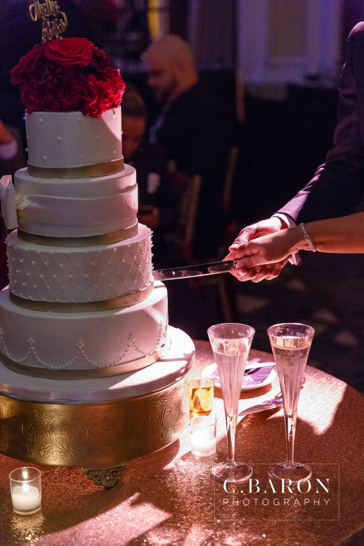 Austin Wedding Photographer; Beaumont Wedding Photographer; C. Baron Photography; Ceremony; College Station wedding Photographer; Conroe Wedding Photograher; Crystal Ballroom; Downtown; Galveston Wedding Photographer; Gold; Houston Wedding Photographer; Luxury; Maroon; Merlot; Red; Rice Lofts; Roses; Wedding; Wine; Woodlands Wedding Photographer; ballroom;