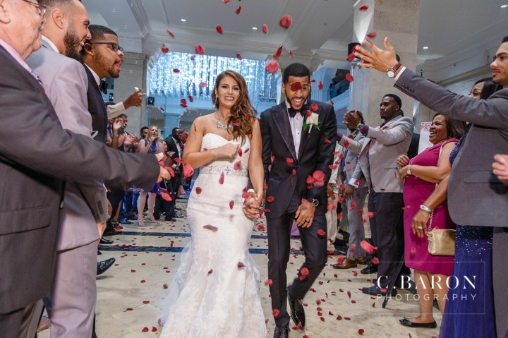 Austin Wedding Photographer; Beaumont Wedding Photographer; C. Baron Photography; Ceremony; College Station wedding Photographer; Conroe Wedding Photograher; Crystal Ballroom; Downtown; Galveston Wedding Photographer; Gold; Houston Wedding Photographer; Luxury; Maroon; Merlot; Red; Rice Lofts; Roses; Wedding; Wine; Woodlands Wedding Photographer; ballroom;