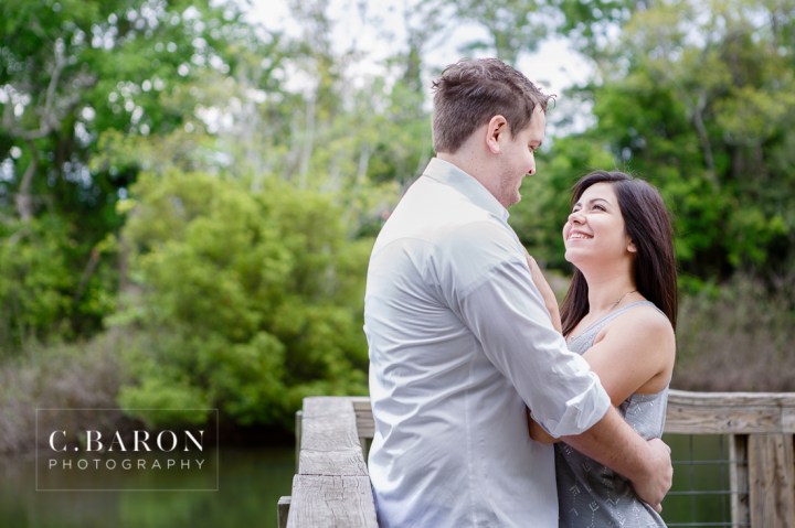 2013, April, C. Baron Photography, cloudy, Couple, Engagement, houston, Nature, outdoor, Park, Theis Attaway, Tomball, Woods