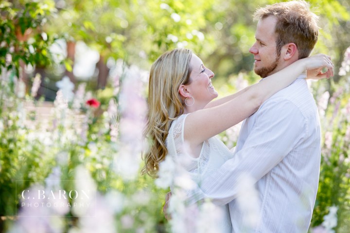April, C. Baron Photography, Couple, Engagement, flowers, houston, Humble, Mercer, Park, Spring