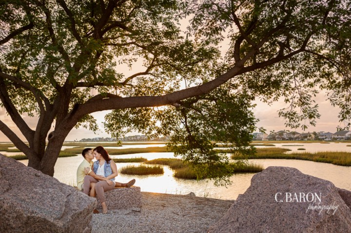 2013; Balloons; Beach; Couple; Engagement; Estuary; Galveston; Houston wedding photographer; October; Sand Dune; Sunset; banner; burlap; c. Baron Photography; diy; quilt; the strand;