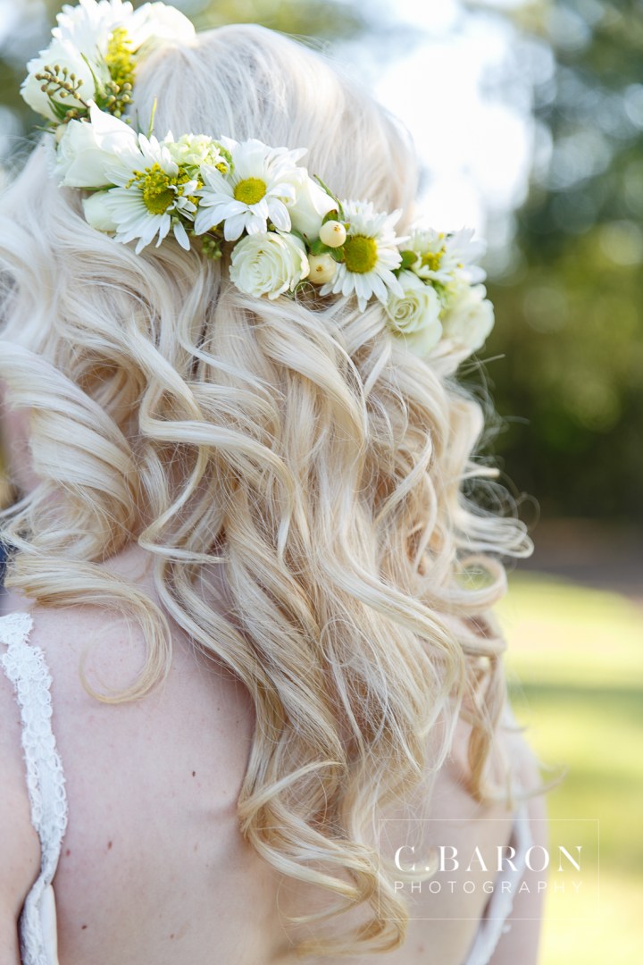 Austin Wedding Photographer, Beaumont wedding Photographer, C. Baron Photography, College Station wedding Photographer, Conroe Wedding Photograher, Crystal Springs, first look, flower crown, Galveston Wedding Photographer, Houston wedding Photographer, lace dress, Magnolia, mismatched china, Naked wedding cake, Outdoor Ceremony, Reception, sunflowers, sunset, Texas, Unfrosted cake, Woodlands Wedding Photographer