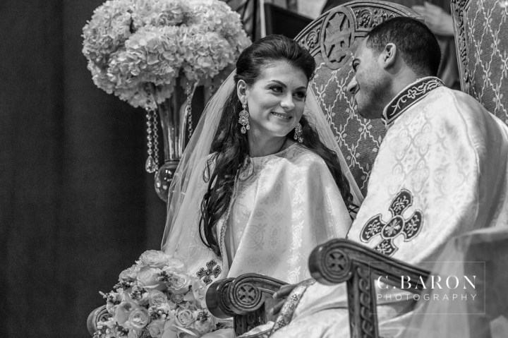 Austin Wedding Photographer, Beaumont wedding Photographer, C. Baron Photography, Ceremony, College Station wedding Photographer, Conroe Wedding Photograher, De Gaulle, Egyptian, exchange crowns, Galveston Wedding Photographer, Gold Sequined Bridesmaid dress, Houston wedding Photographer, Hughes Hangar, Lace gown, marriage, Nightclub, Reception, robes, St Mary & Archangel Michael Coptic Orthodox Church, Strapless, The DeGaulle, Traditional, Ukraine, Washington, Woodlands Wedding Photographer