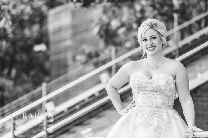 Bridals; C. Baron Photography; Discovery Green; Downtown; Formals; Houston Bridals Photographer; Houston wedding Photographer; Ivory; Park; Strapless; Sweeatheart neckline; beaded; outdoors;