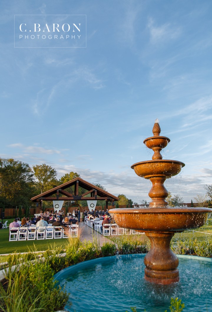 Austin Wedding Photographer; Beaumont wedding Photographer; Brookshire; C. Baron Photography; College Station wedding Photographer; Conroe Wedding Photograher; Dad First look; Galveston Wedding Photographer; Gold; Groom; Houston wedding Photographer; Pecan Springs; Strapless Lace Gown; Texas; Wedding; Woodlands Wedding Photographer; blush; bride; hydrangea; tuscany hall;