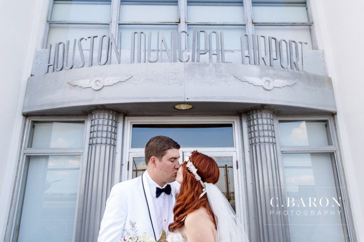 1940 Air Terminal Museum; Airplane; Airport; C. Baron Photography; Gold; Headband; History; Hobby; Houston wedding Photographer; IAH; LJ Flower Co; Old suitcase; Runway; SE Texas; Stephanye Lynn Events; Texas; art deco; aviation; cakes by gina; hangar; houston; lavender; matte gold sequin; navy; silverbox secrets; something blue bridal;