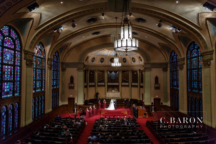 Aggies; Austin Wedding Photographer; Autumn; Beaumont wedding Photographer; C. Baron Photography; Ceremony; College Station wedding Photographer; Conroe Wedding Photograher; Doubletree Hotel; Fall; Galveston Wedding Photographer; Houston wedding Photographer; Maroon & White; Merlot dresses; South Main Baptist church; Texas A&M; Windy Day; Woodlands Wedding Photographer; downtown Houston; event Identity; wedding band;
