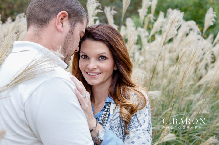 C. Baron Photography; Color Block Wall; Discovery Green; Downtown; Houston Engagement Photographer; Park; Winter; couple;