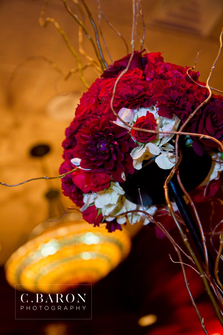 2012; Black; Bride; February; Groom; Lounge; Red; Texas; The Woodlands; Wedding; Woodlands Country Club; Woodlands United Methodist Church; couple; marriage; rose petals;