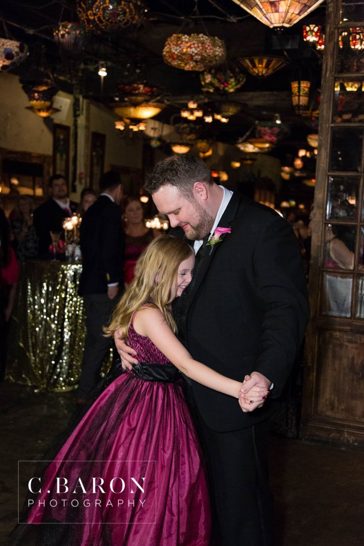 Austin Wedding Photographer; Beaumont wedding Photographer; Black; Bling; C. Baron Photography; College Station wedding Photographer; Confetti exit; Conroe Wedding Photograher; Couple; Downtown; Floral Events; Galveston Wedding Photographer; Groom; Hot Pink; Houston wedding Photographer; Magnolia Hotel; Nouveau Antique Art Bar; Photobooth; Pink; Reception; Strapless Ballgown; Texas; Tiffany Lamps; Wedding; Woodlands Wedding Photographer; bride; event Identity; first look; party; sparkly;