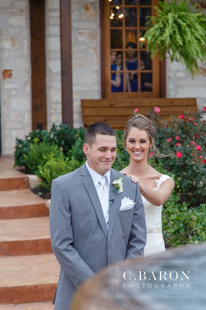 Austin Wedding Photographer; Beaumont wedding Photographer; Blue; Brookshire; C. Baron Photography; Cold; College Station wedding Photographer; Conroe Wedding Photograher; Galveston Wedding Photographer; Houston wedding Photographer; Katy; New Year's Day; Pecan Springs; Texas Wedding; Woodlands Wedding Photographer; first look; rain; tuscany hall; winter;