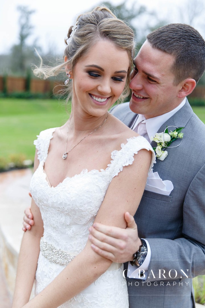 Austin Wedding Photographer; Beaumont wedding Photographer; Blue; Brookshire; C. Baron Photography; Cold; College Station wedding Photographer; Conroe Wedding Photograher; Galveston Wedding Photographer; Houston wedding Photographer; Katy; New Year's Day; Pecan Springs; Texas Wedding; Woodlands Wedding Photographer; first look; rain; tuscany hall; winter;