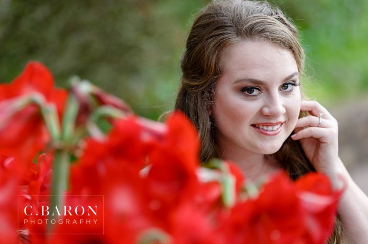 Bluebonnets; Bridals; C. Baron Photography; Coral; Flats; Houston wedding Photographer; Orange; Park; Silk; Spring; flowers; strapless gown;