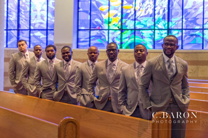 Austin Wedding Photographer; Beaumont wedding Photographer; C. Baron Photography; Catholic mass; College Station wedding Photographer; Conroe Wedding Photograher; Coral; Couple; Galveston Wedding Photographer; Groom; Houston wedding Photographer; Nigerian Wedding; Peach; Pearland; St. Helen's Catholic Church; Texas; The Bougainvilleas; Wedding; Woodlands Wedding Photographer; blush; bride; brooch bouquet; church wedding;