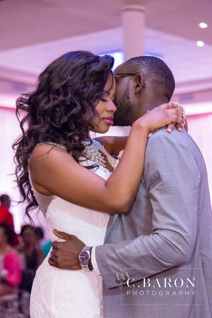 Austin Wedding Photographer; Beaumont wedding Photographer; C. Baron Photography; Catholic mass; College Station wedding Photographer; Conroe Wedding Photograher; Coral; Couple; Galveston Wedding Photographer; Groom; Houston wedding Photographer; Nigerian Wedding; Peach; Pearland; St. Helen's Catholic Church; Texas; The Bougainvilleas; Wedding; Woodlands Wedding Photographer; blush; bride; brooch bouquet; church wedding;