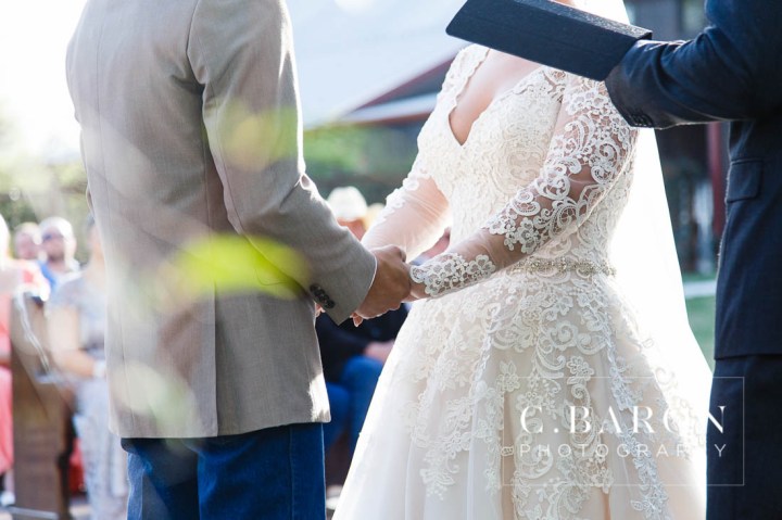 Austin Wedding Photographer; Barn; Beaumont wedding Photographer; C. Baron Photography; Church Pews; College Station wedding Photographer; Conroe; Conroe Wedding Photograher; Coral; Cowboy boots; Galveston Wedding Photographer; Houston wedding Photographer; Lake; Long Veil; Long-sleeved gown; Money Dance; Montgomery; Montgomery Wedding PHotographer; Old Ford; Outdoor Ceremony; Peach; Rustic; Shoe Game; Sparkler Exit; Spring; Texas; The Carriage House; Woodlands Wedding Photographer; arch; burlap; chandeliers; cowboy hat; lace; lace dress;