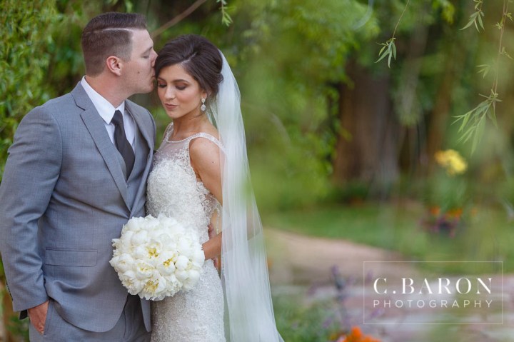 Beaded Gown; C. Baron Photography; Cathedral Veil; Chateau Polonez; Christian Louboutin; David Tutera Trumpet; Follies Strass; Groom; Houston Photographer; Houston wedding Photographer; Indoor ceremony; Lilac; Peonies; Pewter; Plum; Reception; Swanky Photobooth; Tiffany; beaded veil; bride; chandeliers; crystal; lavender; purple; rolls royce;