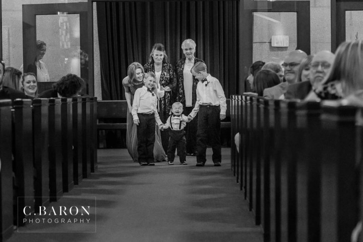 Beaded capelet; C. Baron Photography; Central Christian Church; Galveston; Galveston Wedding Photographer; Garten Verein; Gold; Groom; Historical building; Horse Carriage; Impression Bridal; Island; Red Roses; Rose Petal Leave; Spring; Texas; blush lace gown; bride; cowboy hat;