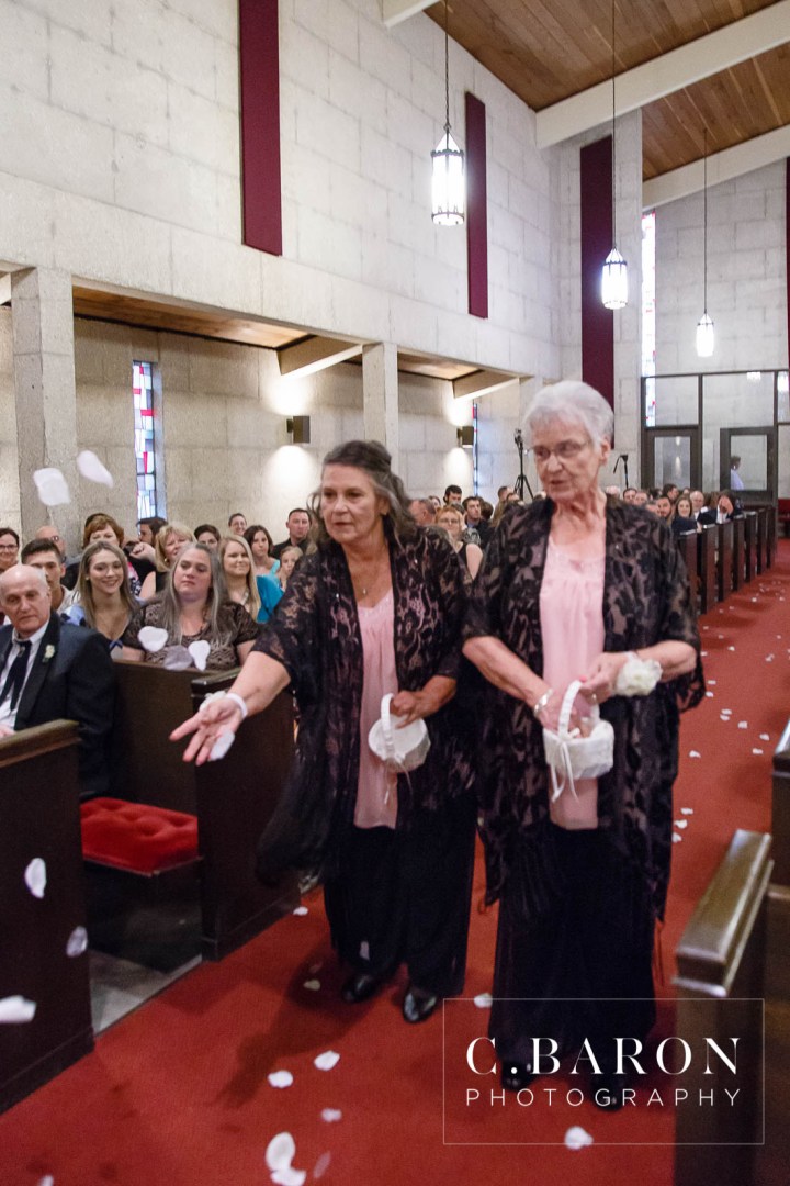 Beaded capelet; C. Baron Photography; Central Christian Church; Galveston; Galveston Wedding Photographer; Garten Verein; Gold; Groom; Historical building; Horse Carriage; Impression Bridal; Island; Red Roses; Rose Petal Leave; Spring; Texas; blush lace gown; bride; cowboy hat;