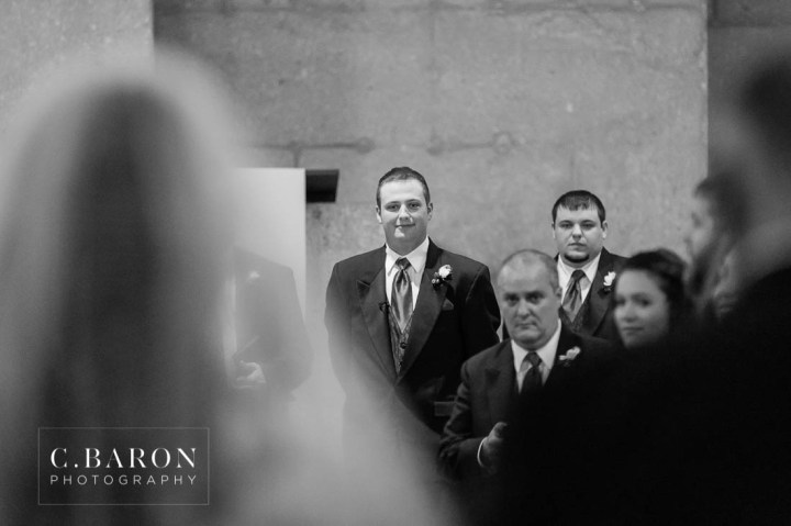 Beaded capelet; C. Baron Photography; Central Christian Church; Galveston; Galveston Wedding Photographer; Garten Verein; Gold; Groom; Historical building; Horse Carriage; Impression Bridal; Island; Red Roses; Rose Petal Leave; Spring; Texas; blush lace gown; bride; cowboy hat;