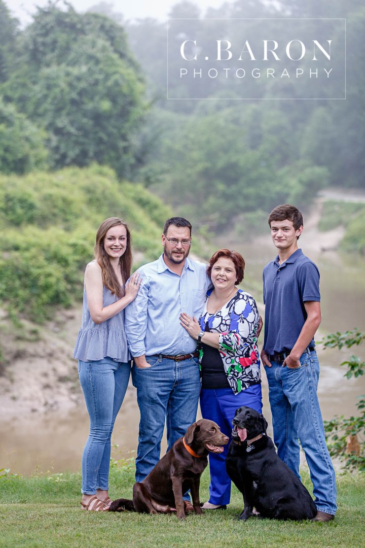 Black Lab; C. Baorn Photography; Chocolate Lab; Creek; Family Portraits; Houston Lifestyle Photographer; Labrador; Outdoors; Portrait Photographer; TEenagers;