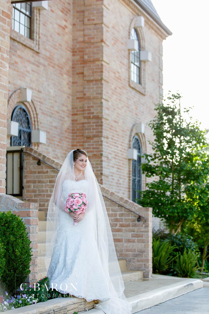 Bridals; C. Baron Photography; Formals; Houston Bridals Photographer; Raveneaux Country Club; Spring; Strapless; Texas; Veil;