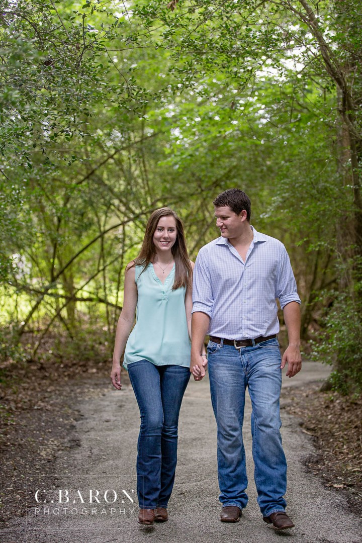 C. Baron Photography; Engagement Session; Houston Wedding Photographer; Nature; Park; Spring Wedding Photographer; Texas; Woodlands Wedding Photographer; lake; pond;