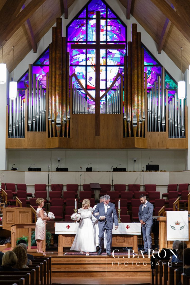 C. Baron Photography; Church ceremony; Houston wedding Photographer; Pink Roses; Rainy Day; Reception; Sparklers; Sugar Land United Methodist Church; Sugar Land Weddings; Sugarland Texas; Tea Length; blush; pink uplighting; summer; sunset;