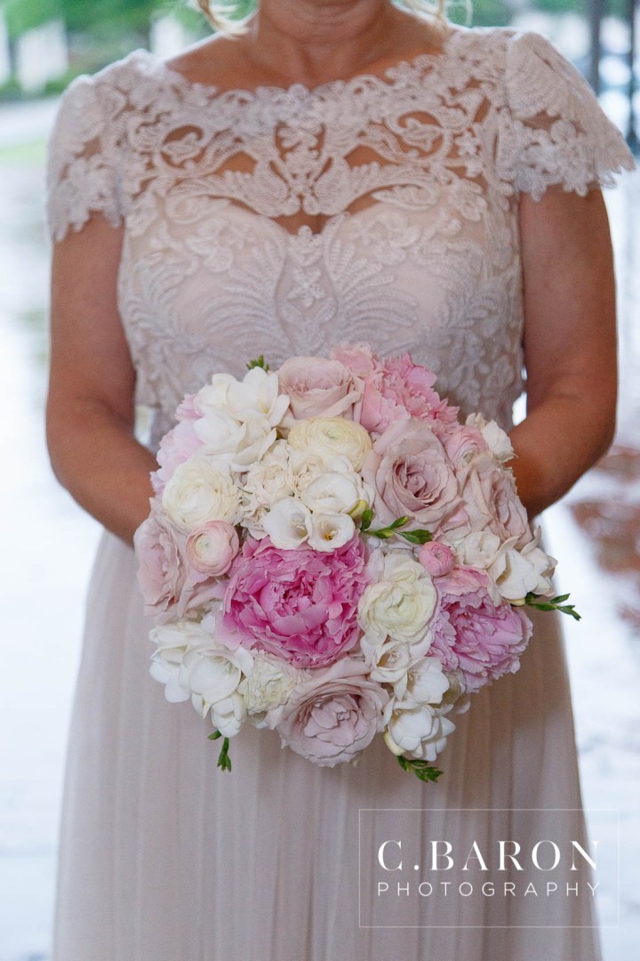 C. Baron Photography; Church ceremony; Houston wedding Photographer; Pink Roses; Rainy Day; Reception; Sparklers; Sugar Land United Methodist Church; Sugar Land Weddings; Sugarland Texas; Tea Length; blush; pink uplighting; summer; sunset;