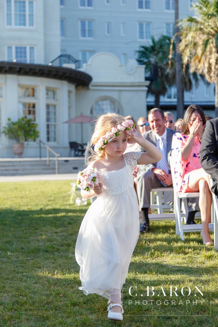 Anniversary Dance; Beach; Carriage; Centennial Lawn; Christian Louboutin; Galveston Island; Galveston Wedding Photographer; Gold; Hankies; Hansom cab; Hotel Galvez; Houston wedding Photographer; Lace gown; Music Hall; Naked cake; Outdoor Ceremony; Palm Trees; Pink; Ribbon Wands; Seawall; blush; champagne; embroidered handkerchief; flower crown; horse; hydrangea; strings;