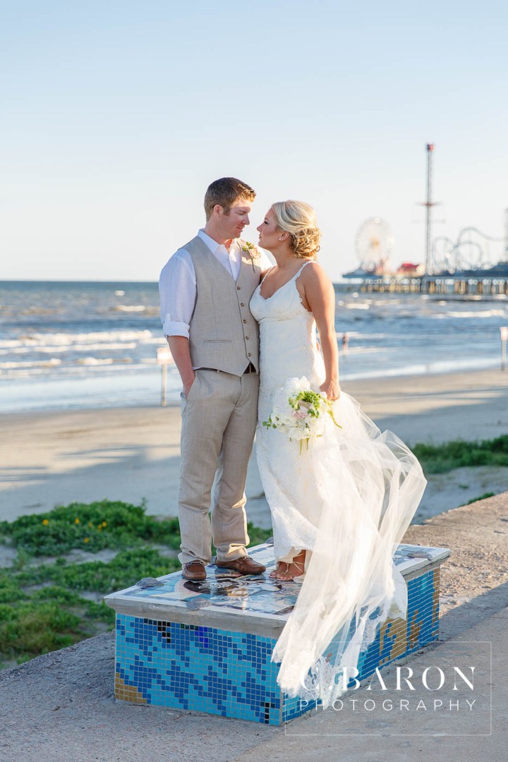 Anniversary Dance; Beach; Carriage; Centennial Lawn; Christian Louboutin; Galveston Island; Galveston Wedding Photographer; Gold; Hankies; Hansom cab; Hotel Galvez; Houston wedding Photographer; Lace gown; Music Hall; Naked cake; Outdoor Ceremony; Palm Trees; Pink; Ribbon Wands; Seawall; blush; champagne; embroidered handkerchief; flower crown; horse; hydrangea; strings;