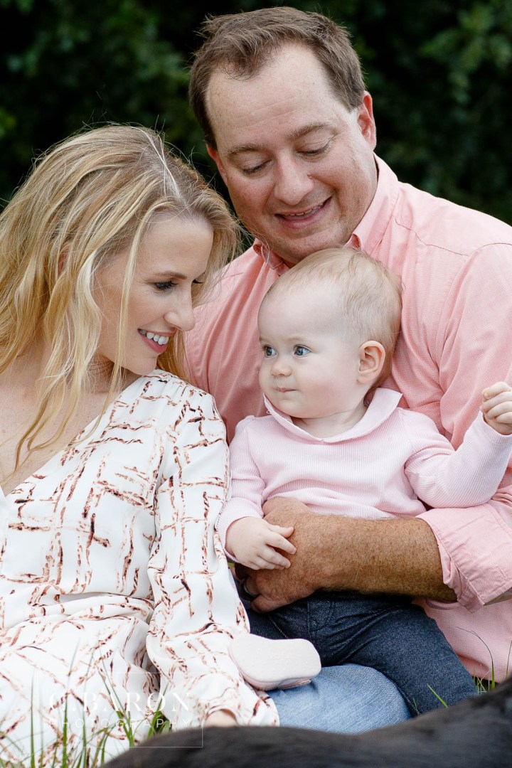 C. Baron Photography; Family Portraits; Houston Family Photographer; Pets; Texas; baby; dogs; field;