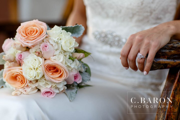 Bridals; C. Baron Photography; Formals; Houston Bridals Photographer; Houston wedding Photographer; Montgomery County; Olde Dobbin Station; Scalloped train; Silk Gown; Strapless; Texas; Woodlands Photographer; ornate doors; outdoors; summer;