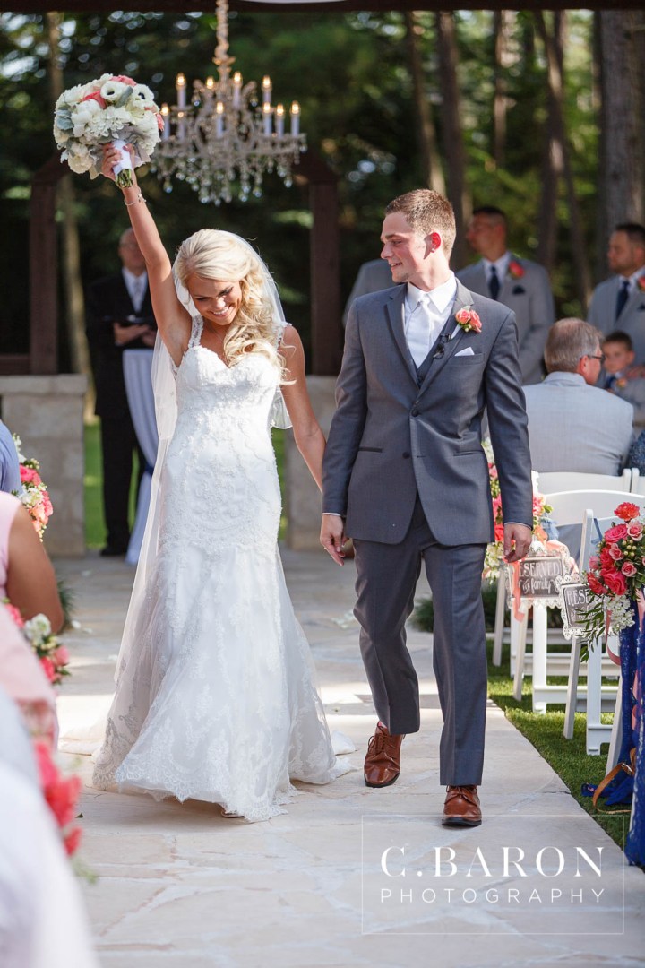 Blue; C. Baron Photography; Chandelier; Coral; Crystal Springs; Glam; Gold; Houston wedding Photographer; Keyhole back gown; Magnolia Texas; Nature; Outdoor Ceremony; Rustic; Swanky Photobooth; The Springs - Woodlands; Woodlands Wedding Cinematographer; Woodlands Wedding Photographer; lace; navy; open photobooth; summer;