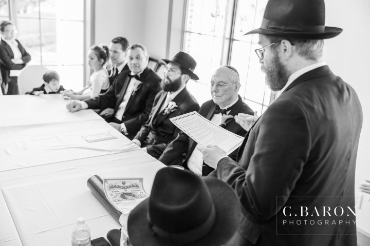 C. Baron Photography; Houston Wedding Photography; Ketubah; Orthodox Jewish wedding ceremony; Outdoor ceremony Chuppah; Sugar Creek Country Club; Sugar Land; Sugarland; Texas; Traditional; summer;