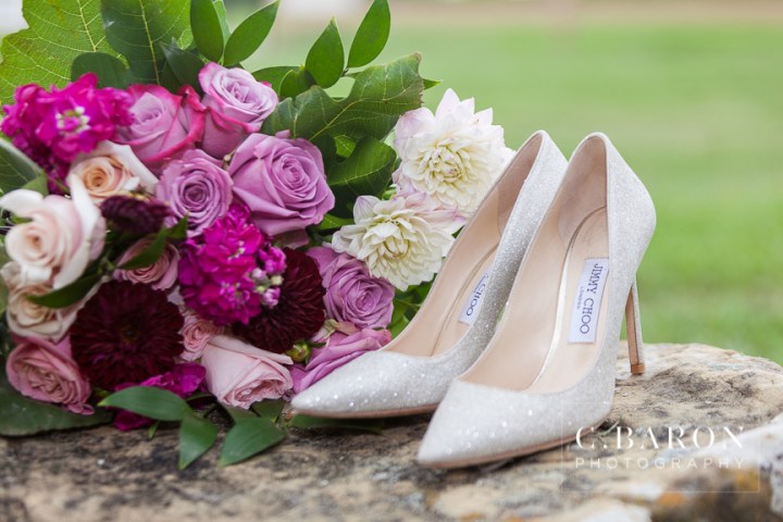 A&E Weddings & Events; Bavarian Cakery; Bernhardt Winery; Bride & Bloom Florals; C. Baron Photography; Houston Wedding Photographer; Invitation Solutions; Montgomery County Texas; Montgomery Wedding Photographer; Plantersville Texas; Wedding Venue; Whittington Bridal; bridals; french blue; greenery; outdoors; purples; roses; simple beauty artistry; vineyard; wine barrels;